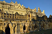Mahar Aung Mye Bon San Monastery built in 1822, Inwa, near Mandalay, Myanmar (Burma), Asia 